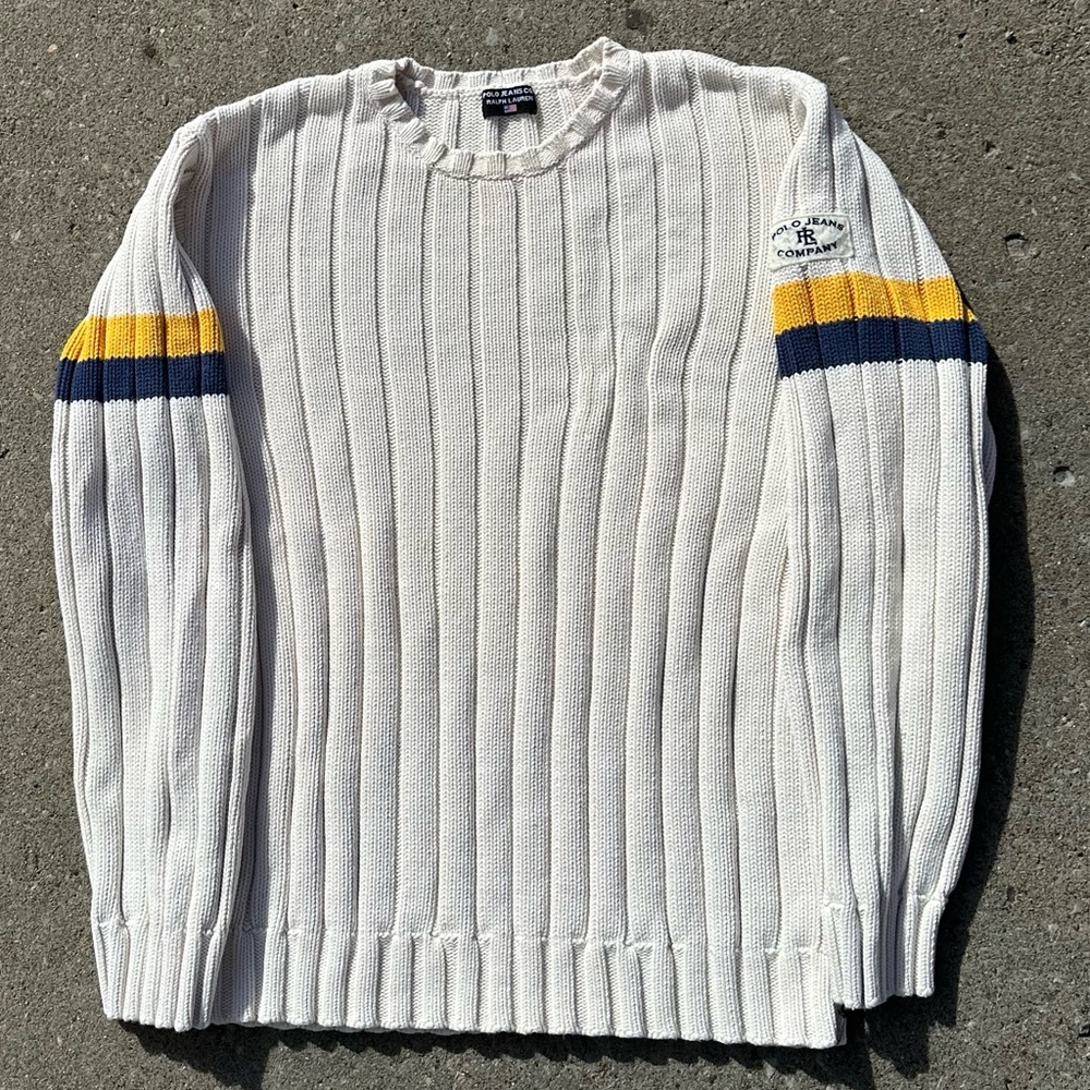 Vintage late 90s Polo Jeans Ralph Lauren knitted Sweater